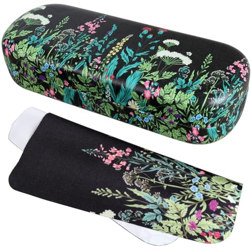 DIKLEY Hard Shell Eye glasses Case Stylish Printed&Themed,Girls Kids Protective Sunglasses Case,Cute Reading Eyeglass Case for Women Men
