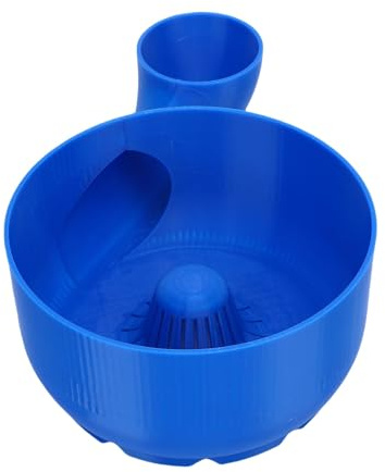 Kuuleyn Lavadora de Verduras y Frutas, Lavadora de Frutas, Tazón de Lavado con Entrada de Agua Lavadora automática de Verduras Cesta coladora para Cocina (Blue)