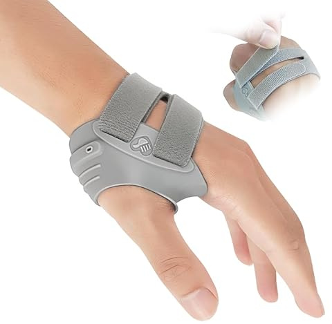 Kiaxffy CMC Orthese Daumensattelgelenk,Daumenbandage,Daumenorthese Bei Arthrose Daumenbasis,Gelenkinstabilität,Sehnenscheidenentzündung und Daumens Positionieren zur Schmerzlinderung (Linke Hand, L)