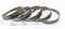 5 bandas de sierra bimetal, 733 x 13 x 0,5 mm, Con 14/18 ZpZ para sierra de banda con batería Bosch GCB 18 V-LI prof.