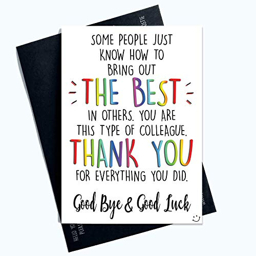 Kollege Verlässt Karte Neu Job Karte Coworker Verlässt Viel Glück Congrats Neu Job Lebewohl Verlässt Job Thank You For Everything You DID PC612