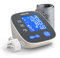 AVICHE Automatic Digital Arm Blood Pressure Monitor | Large Backlight LCD Display Talking Pulse Rate 22-42cm BP Cuff Machine| Include UK Adaptor (Blue)