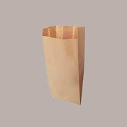 Lucgel Srl Lot de 30 sachets sac en carton marron naturel pour tri sélectif 40 + 16 H 80 cm sachet pour balai et ponçage