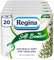 Regina Soft Bamboo - 20 Rolls of Toilet Tissue 3 Ply, 160 Sheets, Naturally Soft for Your Skin, Toilet Tissue Made with Bamboo Fibers, Paper Packaging, FSC Certificated