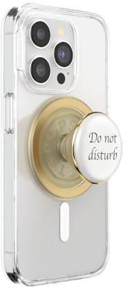 PopSockets Phone Grip for MagSafe, Magnetic Holder, Phone Stand, White - Resin DND