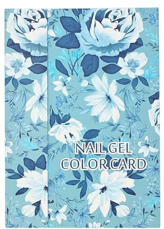 Livre Ongle Presentoir, Présentoir professionnel de vernis à ongles gel de 180 couleurs carte de couleurs de vernis à ongles ensemble de salon de nail art Panneau d'affichage d'art d'ongle