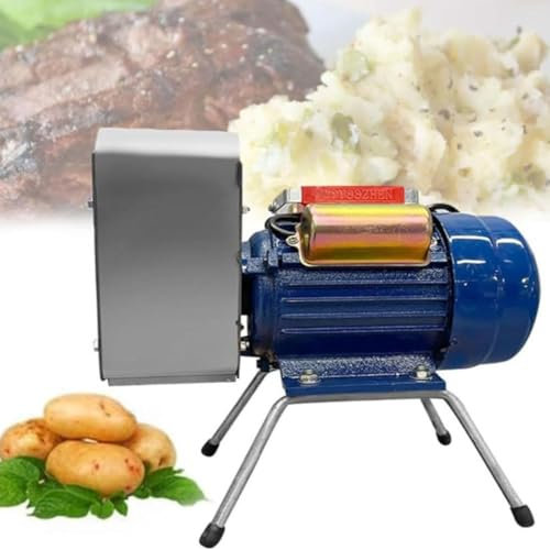 Schiacciapatate Elettrico Da 750 W, Frulla Puree Fruste, Schiacciapatate in Acciaio Inox Con Albero Di Macinazione Di Precisione E Ingranaggi, Potenza Di Uscita Di 20-30 Kg/H, Per Aglio, Pomodori