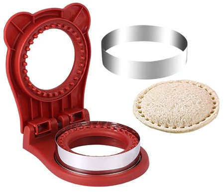 Welhammsae Cortador de Sándwich, 1 Pieza Cortador y Sellador de Sándwich en Forma de Corazón, Cortador de Sándwiches de Bolsillo para Lonchera y Desayuno, Almuerzo para Niños, Niños y Niñas