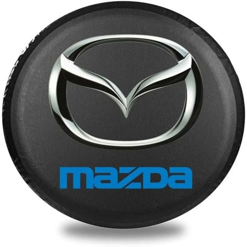 JABBNGD Auto Ersatzradabdeckungen, für Mazda 2 Demio 2015-2021 Waterproof Reserveradabdeckung Staubdicht Reifenschutzhülle Reserveradhülle,16inch