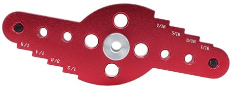 Holzbearbeitungswerkzeug, Taschenloch-Bohrlehre, Dübellehre, Mittelreißnadel, Holzdübel-Bohrführung, Locher, Selbstzentrierende Reißnadel für Präzise Gerade Löcher, Schwimmende