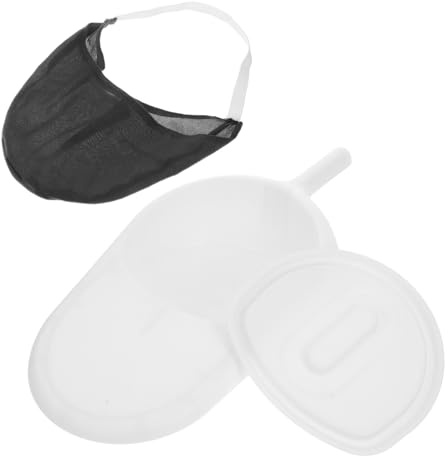 LRXIYODE Enhanced Comfort Bed Pan Easy-Grip Handles Material Easy Maintenance Versatile for Home Hospital