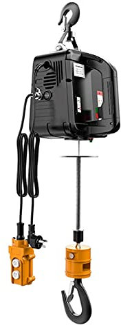 MYVVKIA Kettenzug, 100 kg/200 kg/300 kg, tragbarer elektrischer Kran, Hebezeug für Autos, Heimwerkerarbeiten, Frachtumschlag, Heben in Produktionswerkstätten (Tragfähigkeit: 2
