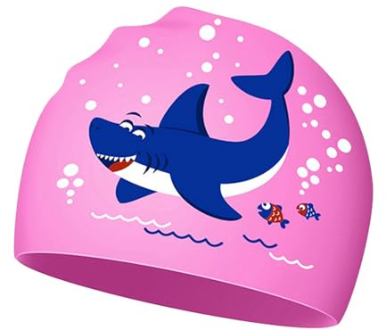 Lot de 2025-1 bonnet de bain en silicone durable pour garçons et filles de 2 à 8 ans, taille unique, chapeau de cowboy occidental pour enfants (PK2, 5 à 12 ans)