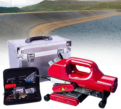 Professional Geomembrane Welding Machine for Industrial, Landfill, and Pond Liner Applications - Adjustable Speed & Temperature with Steel Roller Design
