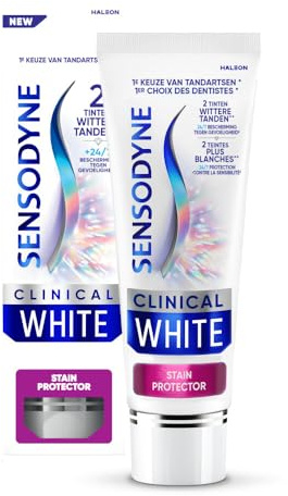 6-pack - Sensodyne Tandkräm Clinical White - Fläckborttagare (Fleckentferner) - 75 ml
