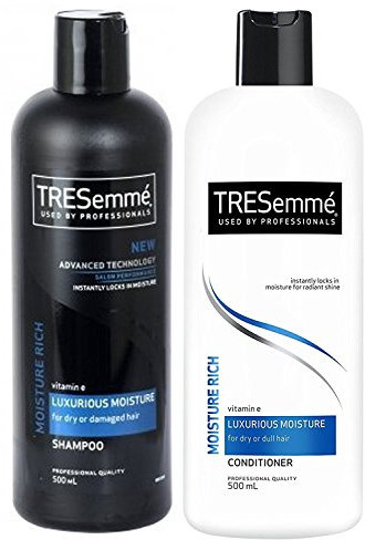 TRESemmé - Duo shampooing + après-shampooing hydratation intense - pour cheveux secs ou ternes - 500 ml chacun