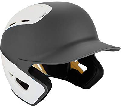 Mizuno B6 Erwachsene Baseball-Schlaghelm, grau/weiß, L/XL