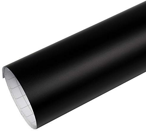 Rapid Teck® 3,89€/m² AutoFolie Serie 560MG Matt schwarz 6m x 1,52m Premium Car Wrapping Folie mit Luftkanal
