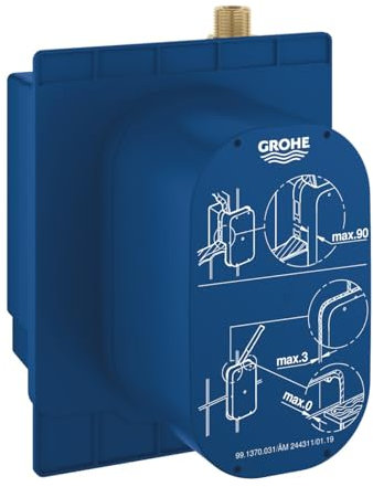 GROHE Euroeco CE | Spezialarmatur - UP-Einbaukasten | für normgerechte Wanddurchführung bei Wassereinwirkung | 36337001