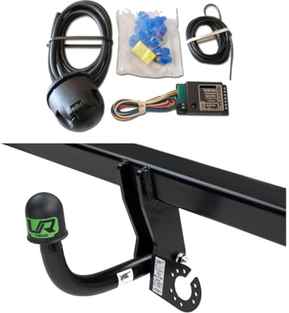 UmbraRimorchi Fixed Swan Neck Towbar+7P Wiring Compatible with Citroën