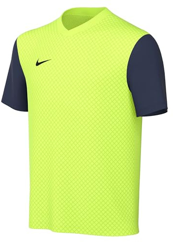 Nike Y Nk DF Tiempo Prem II JSY SS in Jersey, Volt/Midnight Navy/Black, 13-15 Jahre Unisex-Bambini e Ragazzi