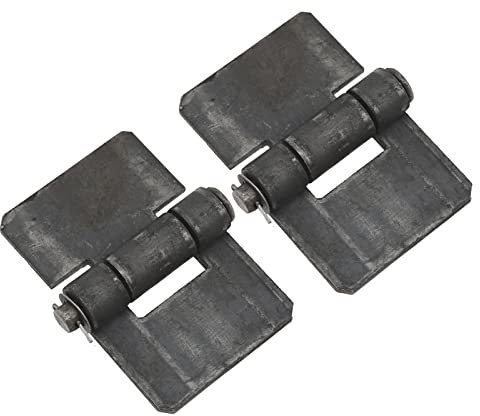 2 Pièces Charnière de Porte Bout à Bout 106 X 75 X 5mm Roulement de Porte Soudure sur Charnières Bout à Bout pour Remorque