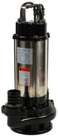 Konfiur Pompa fecale da 1500 W, 36000 L/H, pompa per acqua sporca, 2 HP, pompa sommersa per acque reflue, con max galleggiante. Corsa (testa): 72, 22 m max.Q:36 M³/H