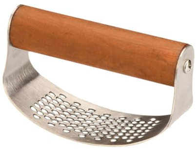 Spremiaglio – Tritacarne per, strumento schiacciaglio di alta qualità per schiacciare l'aglio in modo rapido e senza sforzo, strumento da cucina compatto per aglio tritato, versatile (11 x 7 x