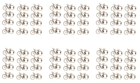 PAGJHRFJG Abrebotellas de Bicicleta de 72 Piezas para Regalo de Recuerdo de Fiesta de Boda, Abridor de Botella de Cerveza de Metal, Regalos de Fiesta (Bronce Antiguo)