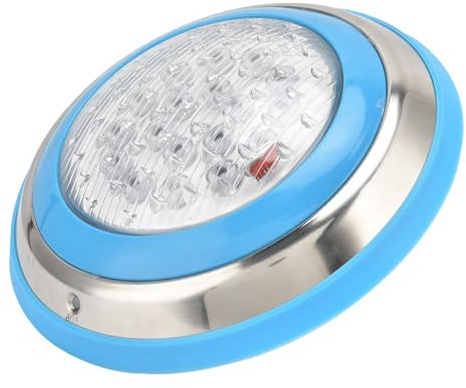 Fafeicy Piscinas LED Impermeables de Lámpara de Pared Submarina de Acero Inoxidable de Acero Inoxidable, Duradera y Fácil de Instalar, para Iluminación de Piscina/hotel/acuario (54W)