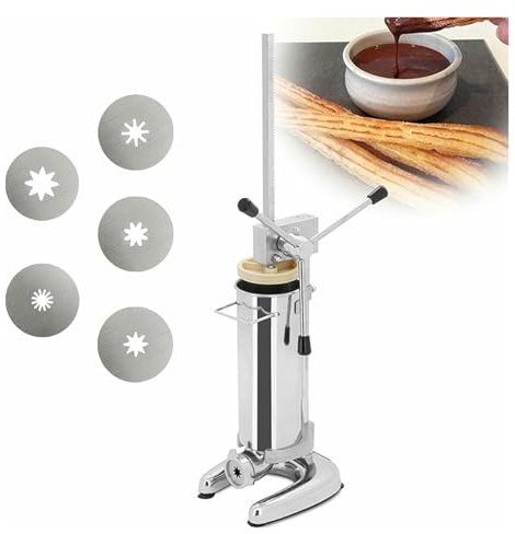 TAIPINGOZ Insaccatrice, Insaccatrice Manuale per Salsicce, Riempitrice Verticale in Acciaio Inossidabile for Uso familiare e Commerciale(2L)