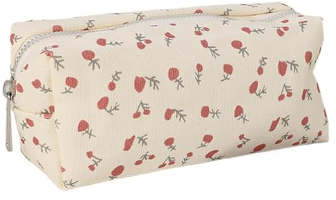 Bolsa De Maquillaje para Viajar - Organizador De Artículos De Higiene para Brochas - Neceser Cosmético con Cremallera para Vacaciones Playa Baño Excursiones