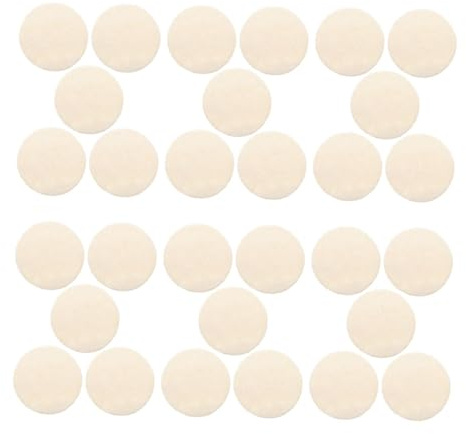 OATIPHO 50 Stück Natürliche Gesichtspeeling Pads aus Luffa für Sanfte Hautreinigung und Make Up Entfernung Sicher für Empfindliche Haut für Bad und Dusche