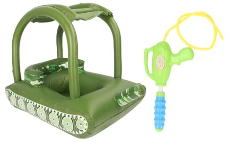 Piscina gonfiabile galleggiante in PVC di alta qualità con spruzzi d'acqua per feste in spiaggia con giocattoli da nuoto per bambini