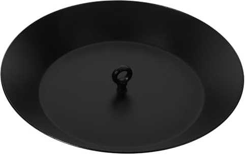 Abaodam Bacino di Raccolta Acqua Piovana Rotondo in Lega di Alluminio, Ciotola Sospesa per Catena della Pioggia, Accessorio per Grondaie da Giardino, Patio e Balcone, Resistente alle