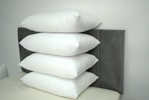 ARLINENS Standard Pillows 4-Pack - 50x75 cm - Standard Size Hotel Quality Soft Pillow for Sleeping - Bounce Back Support Bed Pillows - Hypoallergenic Soft Hollow fibre