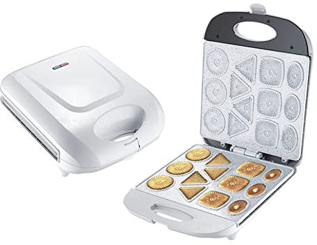 LJJ Machine à Tarte ou Quiche, Poignée Isolée, Petit Déjeuner Rapide ou Snacks