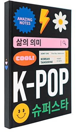 Grupo Erik K-Pop Superstar Notizbuch A5 Journal Tagebuch Merch Geschenke | Reisetagebuch Kariert Ringbuch Mädchen und Jungen Einschulung - Notizblock A5 14,8 × 21,0 cm