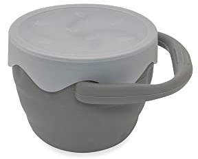 Grau Snackhalter aus Silikon