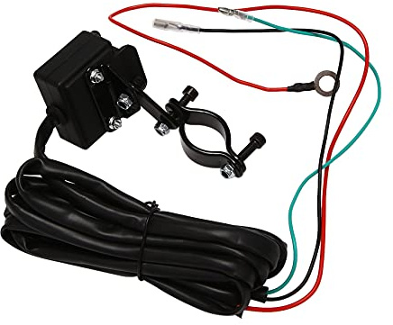 Wresetly 12V Winde Rocker Daumen Schalter mit Halterung Lenker Steuerung Leitung Satz für ATV UTV Elektrisches Winden ZubehöR