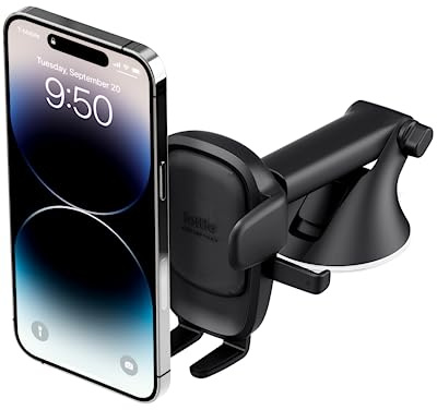 iOttie Easy One Touch Advanced Universal Car Mount Dashboard & Windshield Suction Cup Phone Holder for iPhone, Samsung, Google, All Smartphones