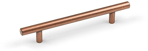 Antique Copper Kitchen Cupboard Bar Handle with 128mm Centres