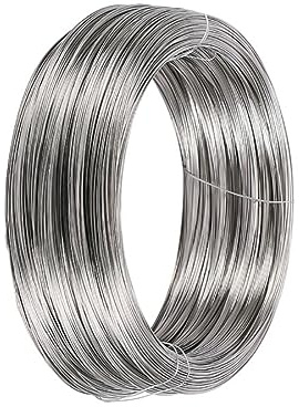 BAIWANLIN 304 Alambre de Acero Inoxidable Hilo Simple Cable Hierro Bobina Atar Estado Medio Duro diámetro1.2mm-6mm/peso1kg,2mm*1kg