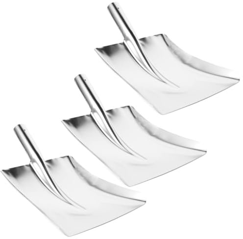 Edelstahl-Schneeschaufel, Metallschaufel, Gartenspaten, Schaufeln, Metallschaufel, Gartenspaten, Kinder-Schneeschaufel, Schaufeln, Reinigung, Schnee, Staubschaufel, Getreideschaufel, Heimspaten, Garte