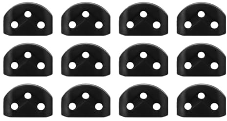 Hsthe Sea 12 Stück Saitenhalter für Klassische Akustikgitarre und Nylonsaitengitarre – Schwarz