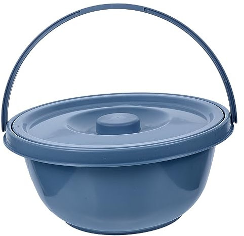 COLLBATH Spucknapf Mit Deckel Aus Hochwertigem Pvc-material Tragbar Und Platzsparend Handspucknapf Als Urinaleimer Oder Nachttopf Geeignet Praktisch Und Einfach Zu Reinigen Robust Und