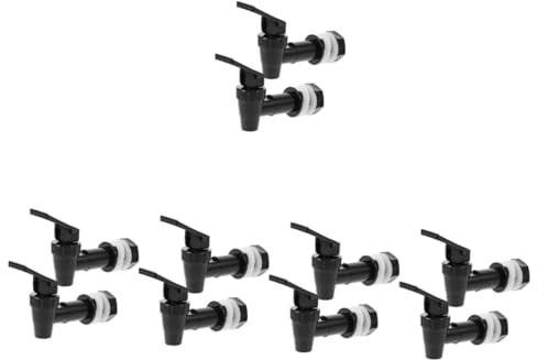 Alipis 5 Set Rubinetto Bottiglia D'acqua Beccuccio Per Brocca D'acqua Secchio D'acqua Di Ricambio Per Distributore D'acqua Distributore Di Bevande Black Plastica Pp 2 Pezzi * 5