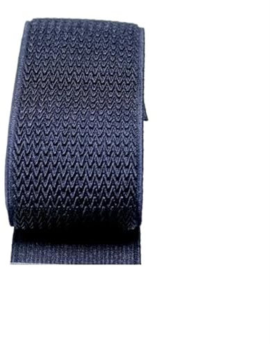 Elástico para coser， Banda elástica ancha de 3 metros y 45MM for pantalones, falda, cinturón, accesorios de ropa, banda de goma elástica for coser(Black)