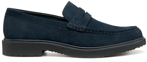 Geox Herren U MASSIMIANO Loafer, Blue, 43 EU