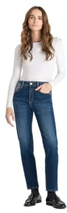Jeans 400/17 mom Basic Bleu foncé